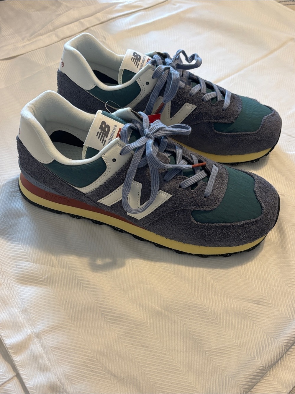NEW New Balance 574 Dark Arctic Grey Sz 10.5 - Picture 2 of 9